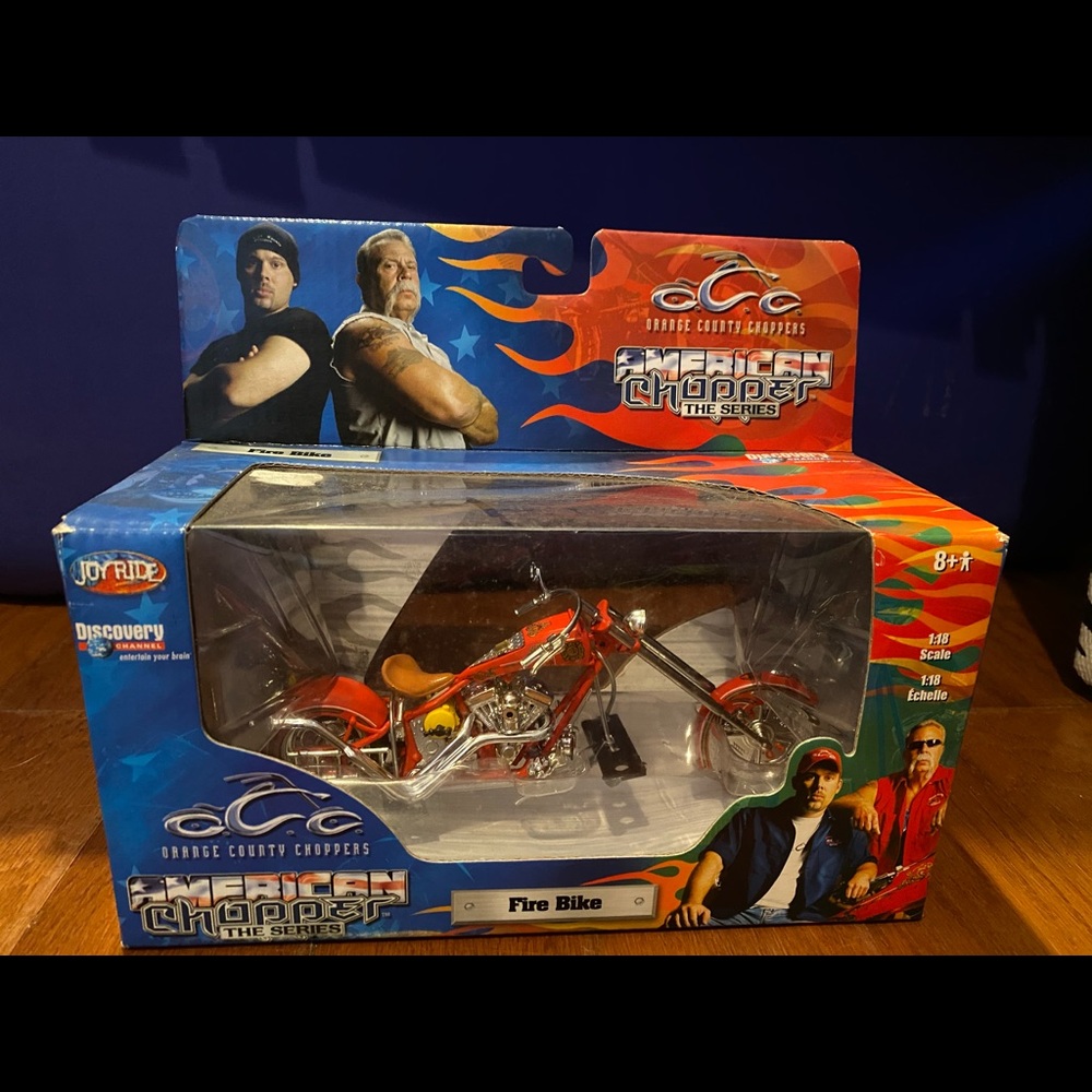 American Chopper Fire Bike Motorcycle and DVD